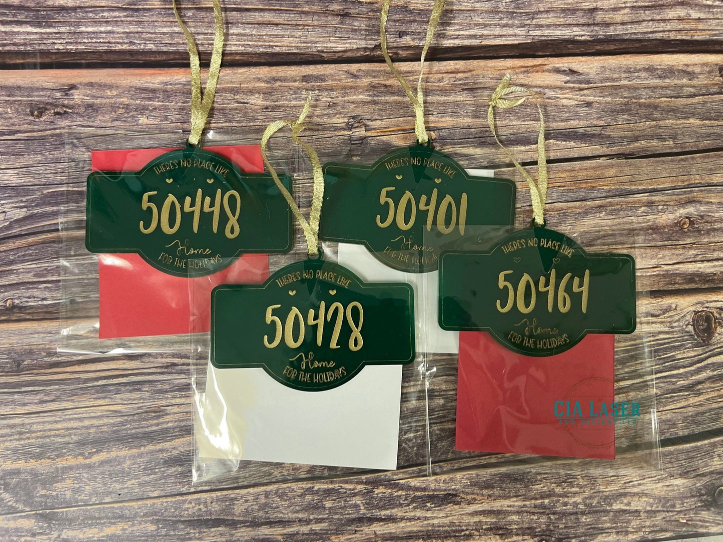 Acrylic Christmas Ornaments Medium-Large