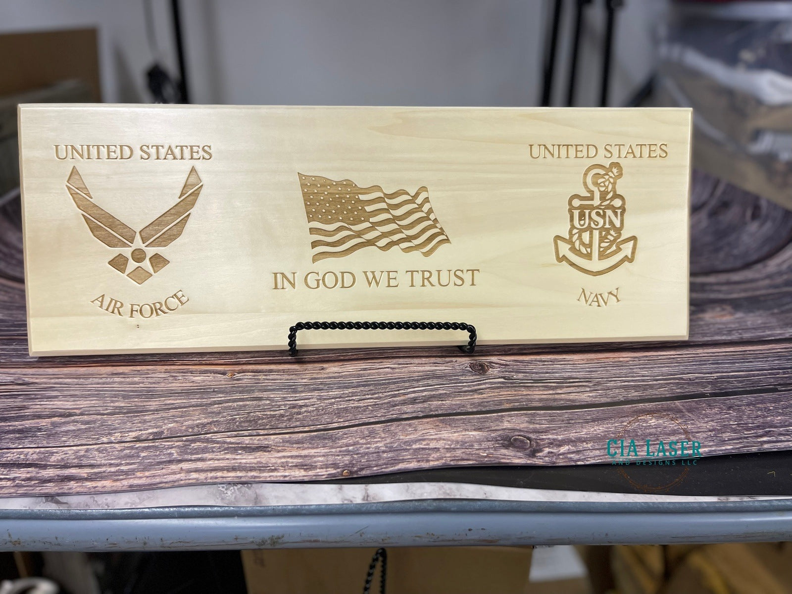 Custom Multi Military Laser engraved