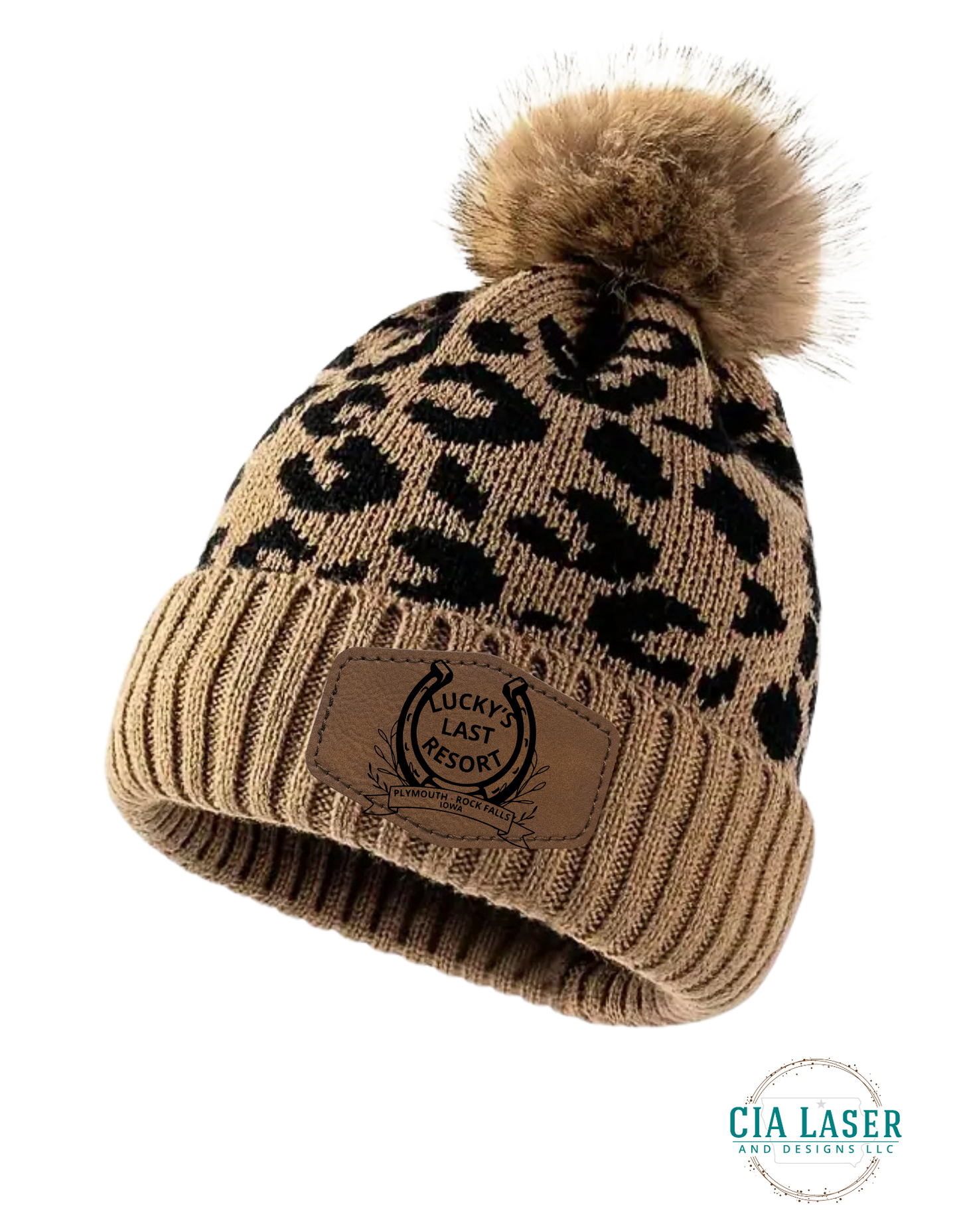 Fashionable Leopard-Print Stocking Hats/Lucky's Last Resort Edition