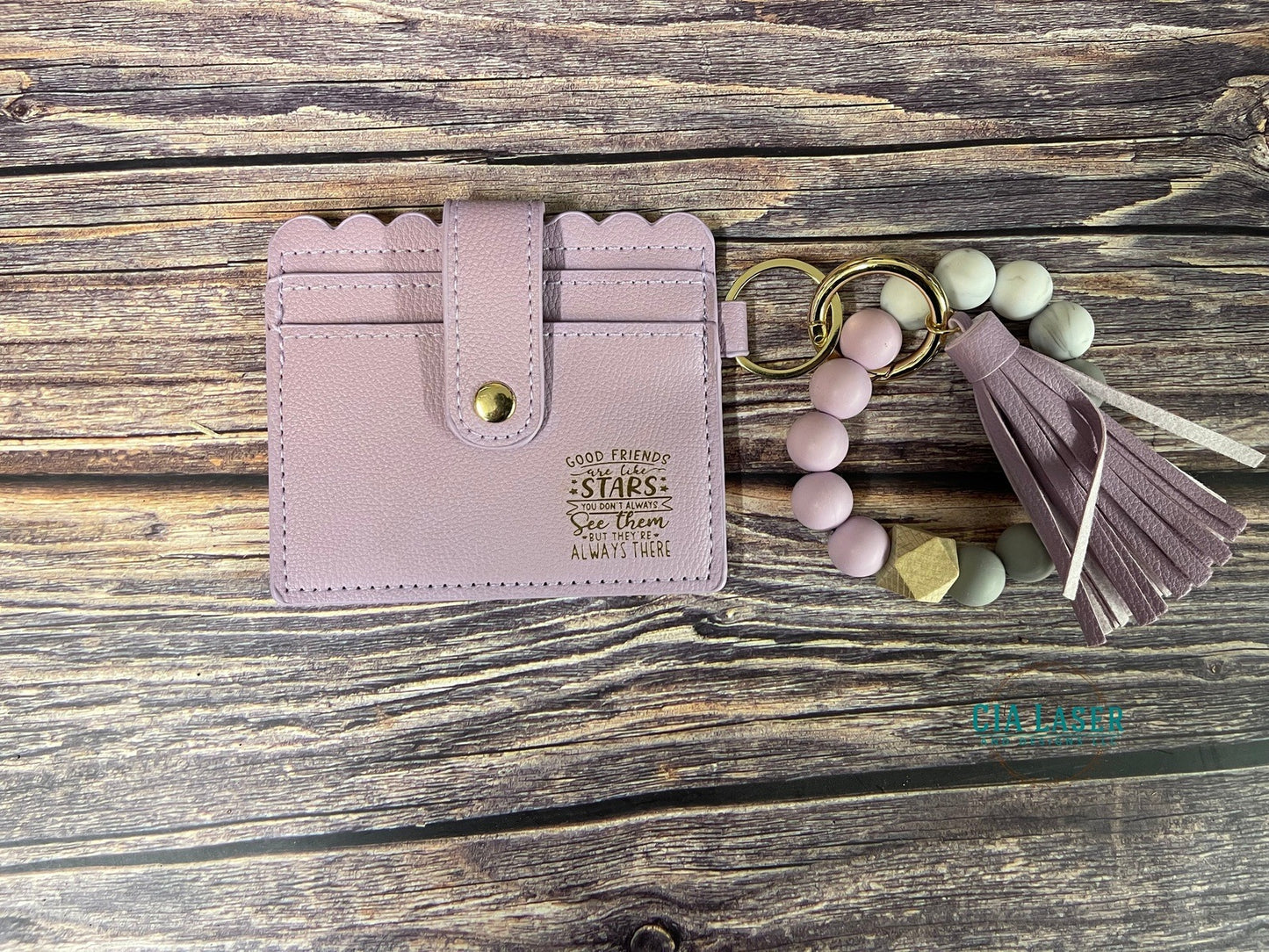 Keychain wristlet wallet, Minimalist Wallet