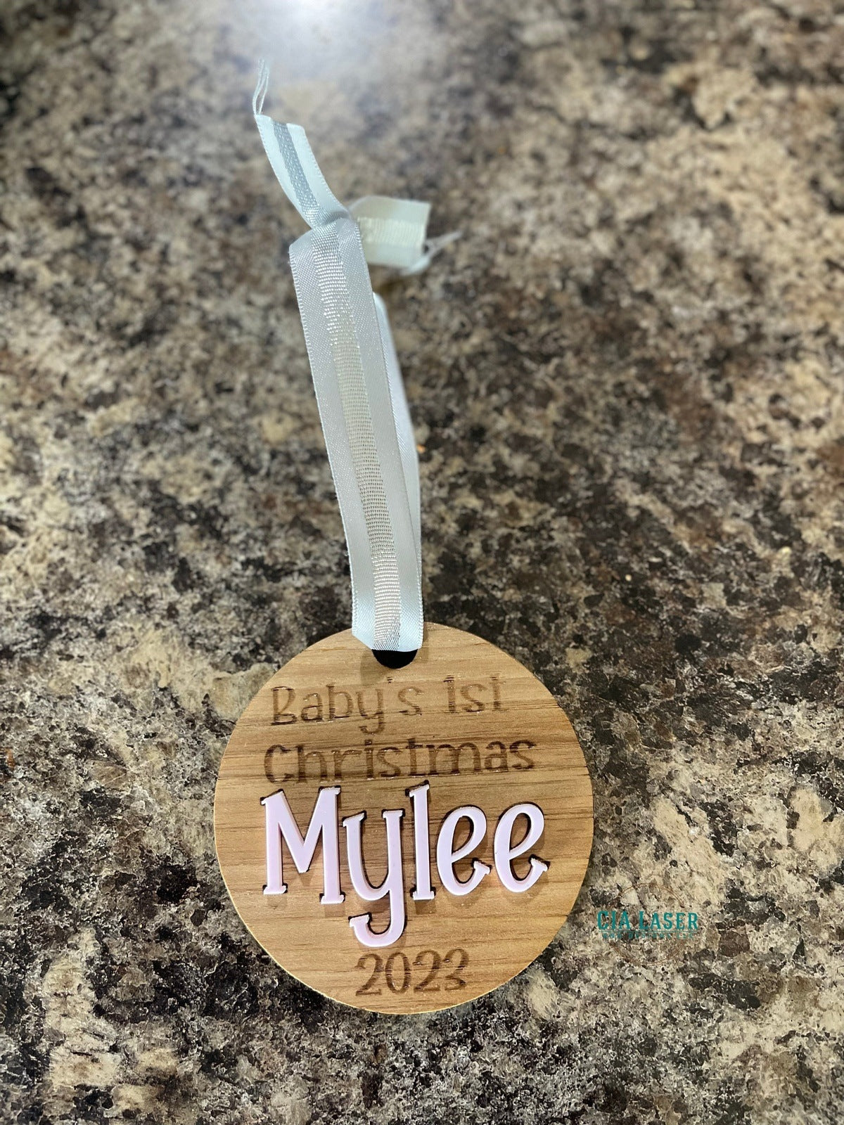 Baby's First Christmas personalized ornament