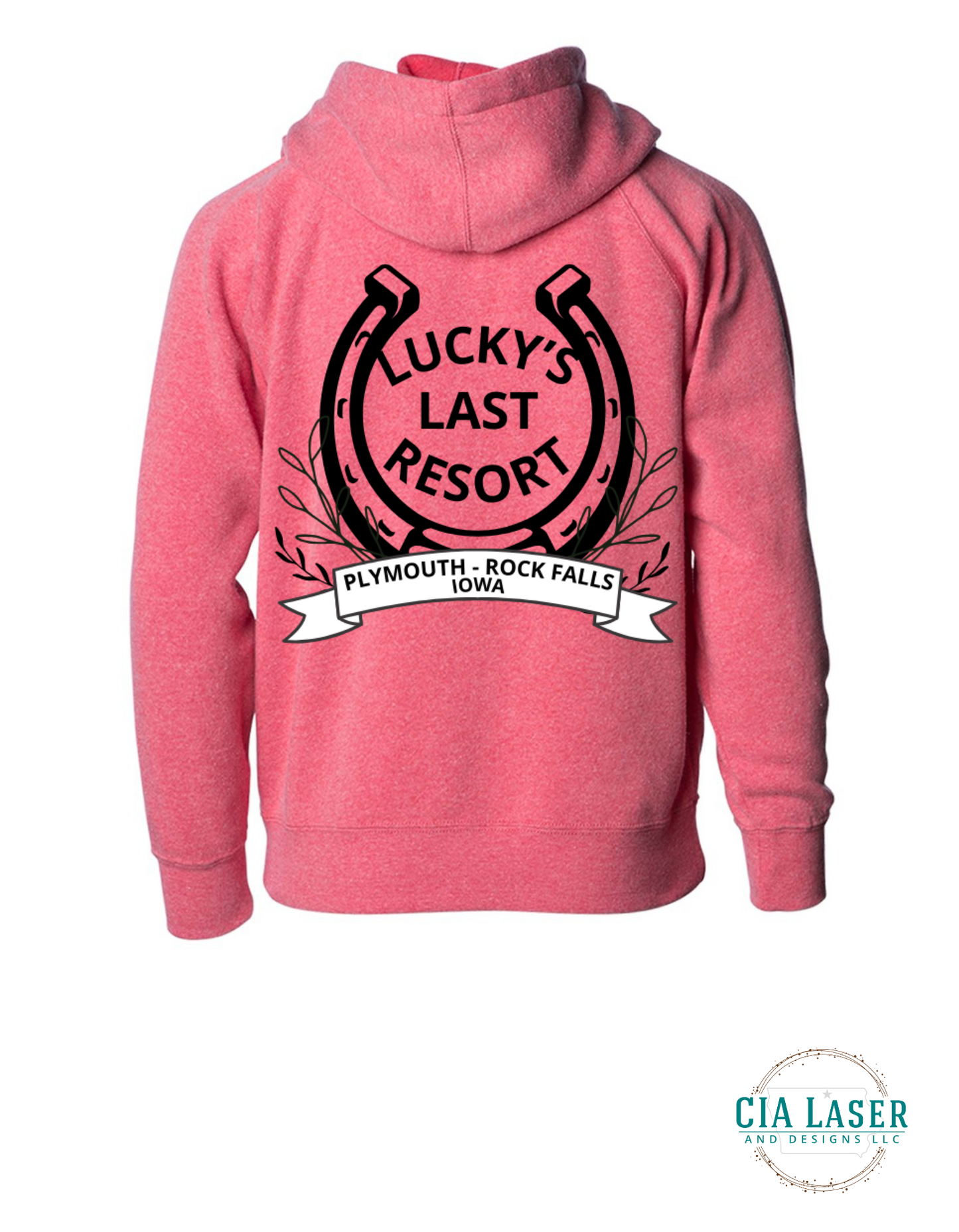 Jerzees Full Zip-Up Hoodie: Lucky's Last Resort Edition Toddler