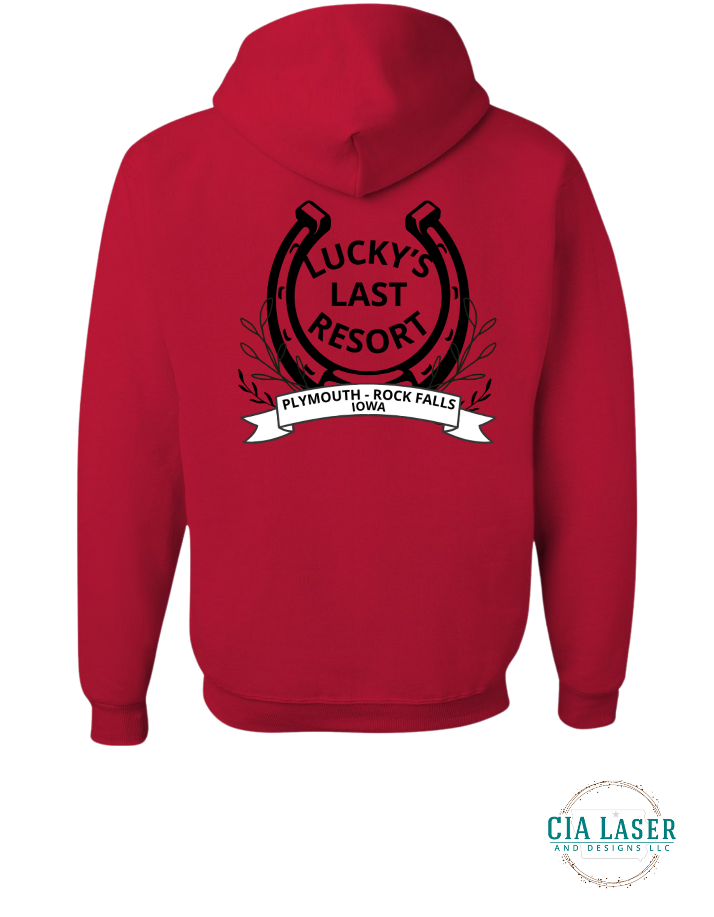 Jerzees Hoodie: Lucky's Last Resort Edition Adult