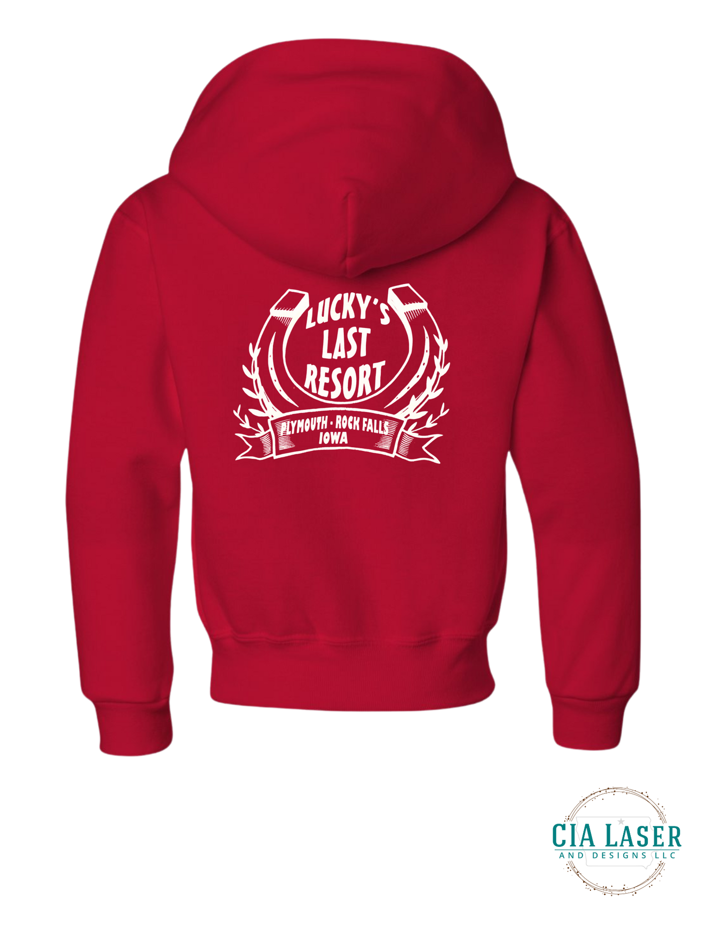 Jerzees Hoodie: Lucky's Last Resort Edition Youth