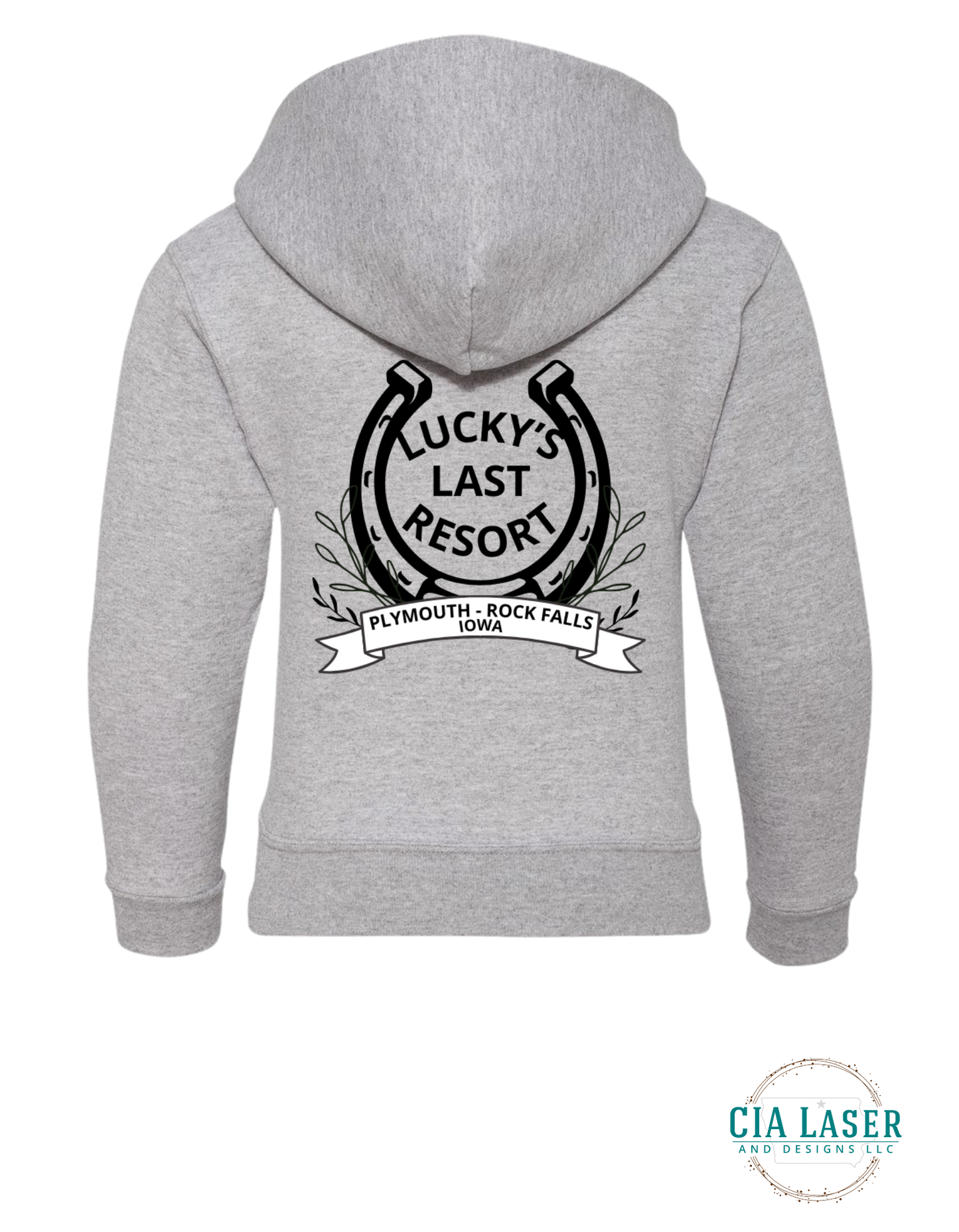 Jerzees Hoodie: Lucky's Last Resort Edition Youth