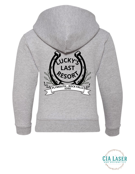 Jerzees Hoodie: Lucky's Last Resort Edition Youth