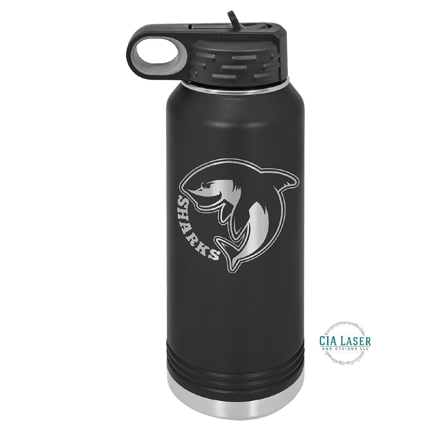32oz Personalized Polar Camel Laser Engraved Water Bottle With Custom Image, Logo, and/or Text