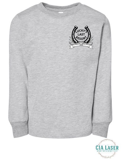 Long Sleeved Tee Bella Canvas Brand: Lucky's Last Resort Edition Toddler