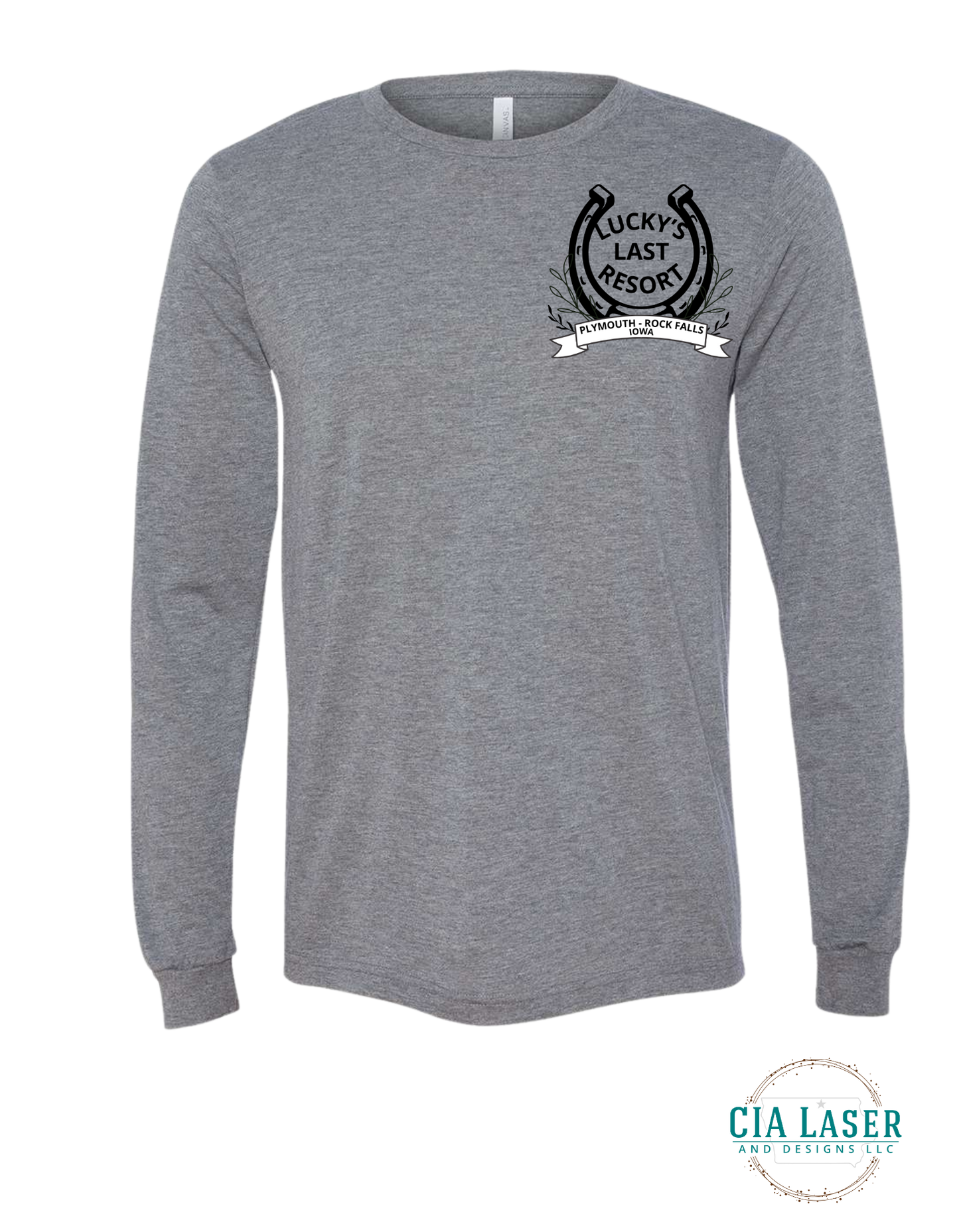 Long Sleeved Tee Bella Canvas Brand: Lucky's Last Resort Edition Adult