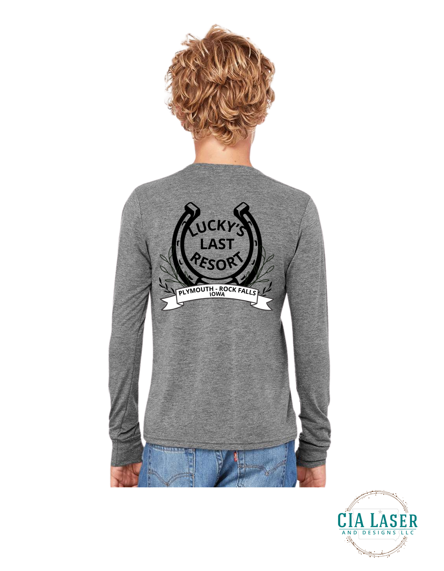 Long Sleeved Tee Bella Canvas Brand: Lucky's Last Resort Edition Youth