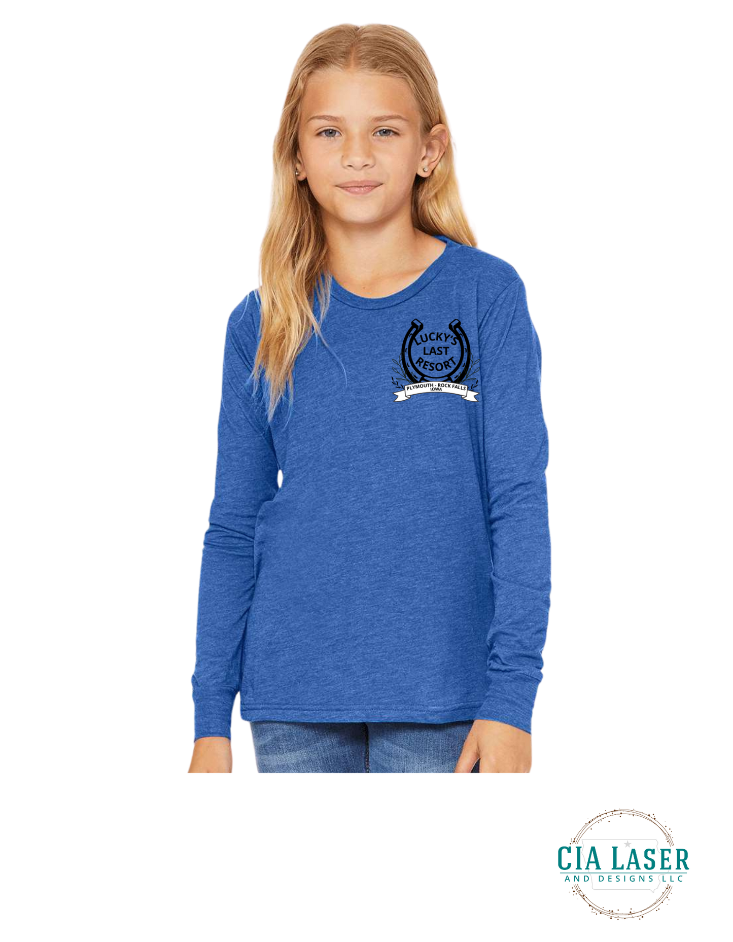 Long Sleeved Tee Bella Canvas Brand: Lucky's Last Resort Edition Youth