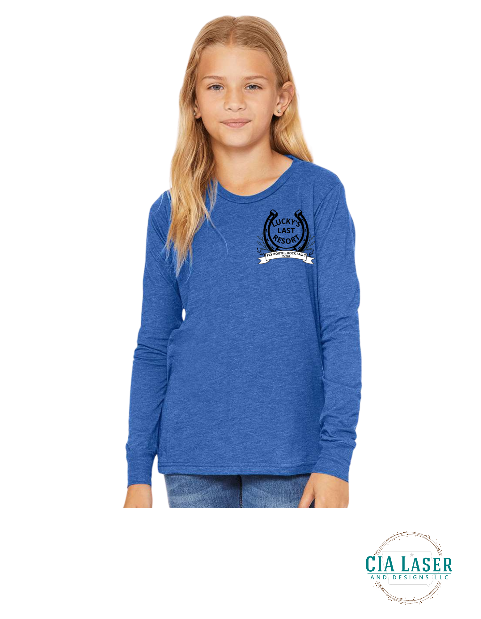 Long Sleeved Tee Bella Canvas Brand: Lucky's Last Resort Edition Youth