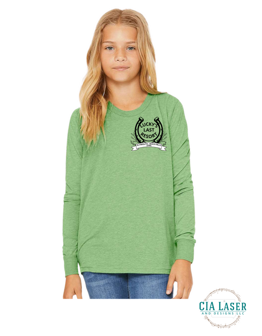 Long Sleeved Tee Bella Canvas Brand: Lucky's Last Resort Edition Youth