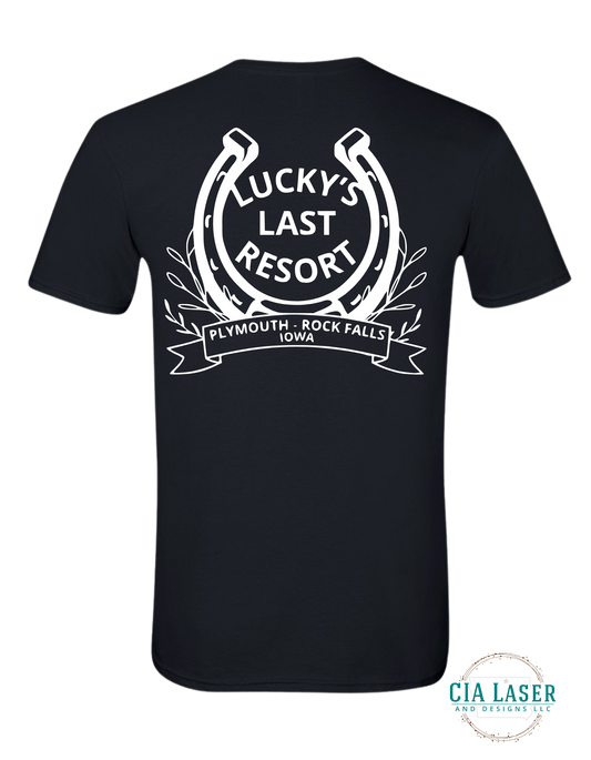 Lucky's Last Resort Short Sleeved T-Shirt Adult