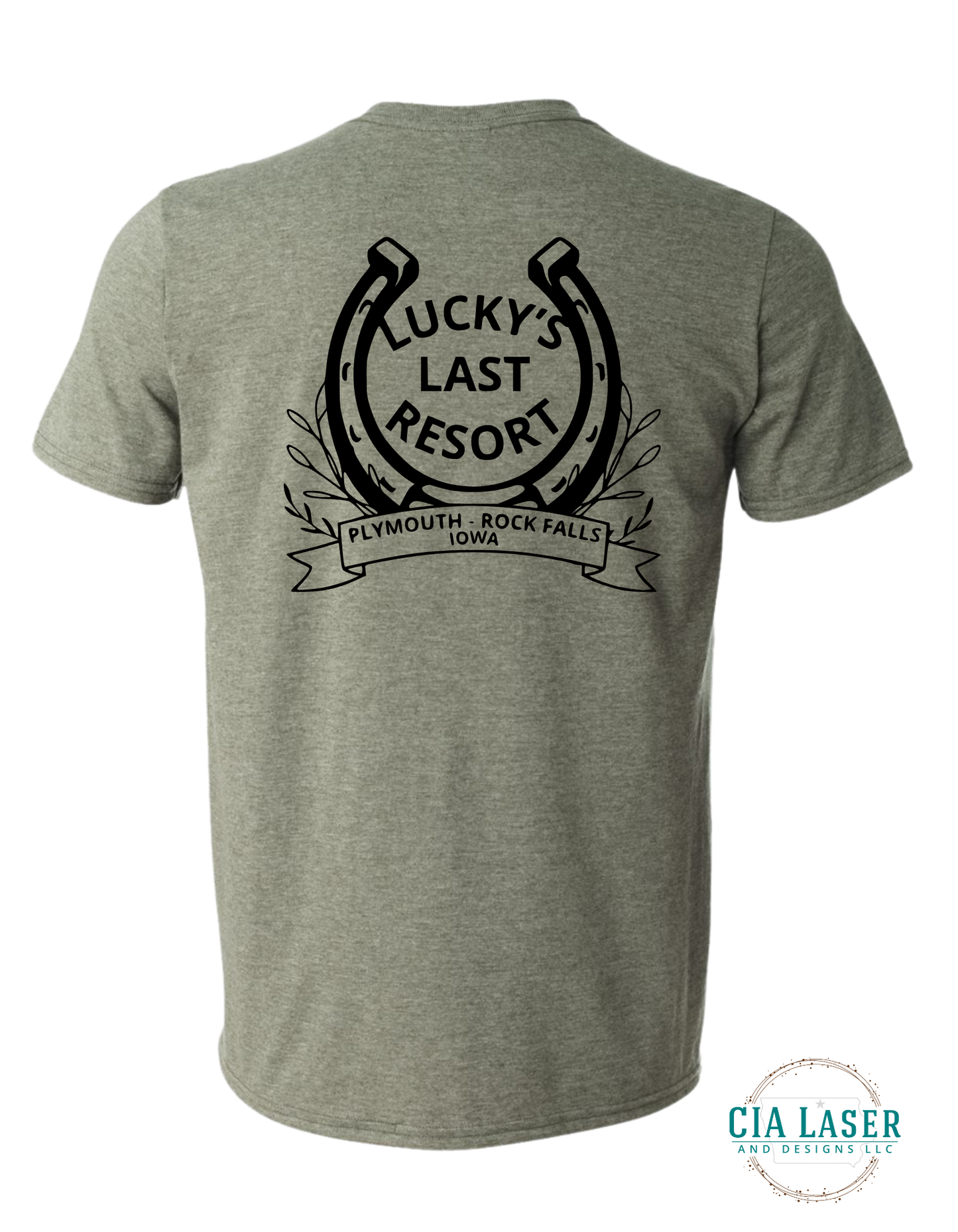 Lucky's Last Resort Short Sleeved T-Shirt Adult