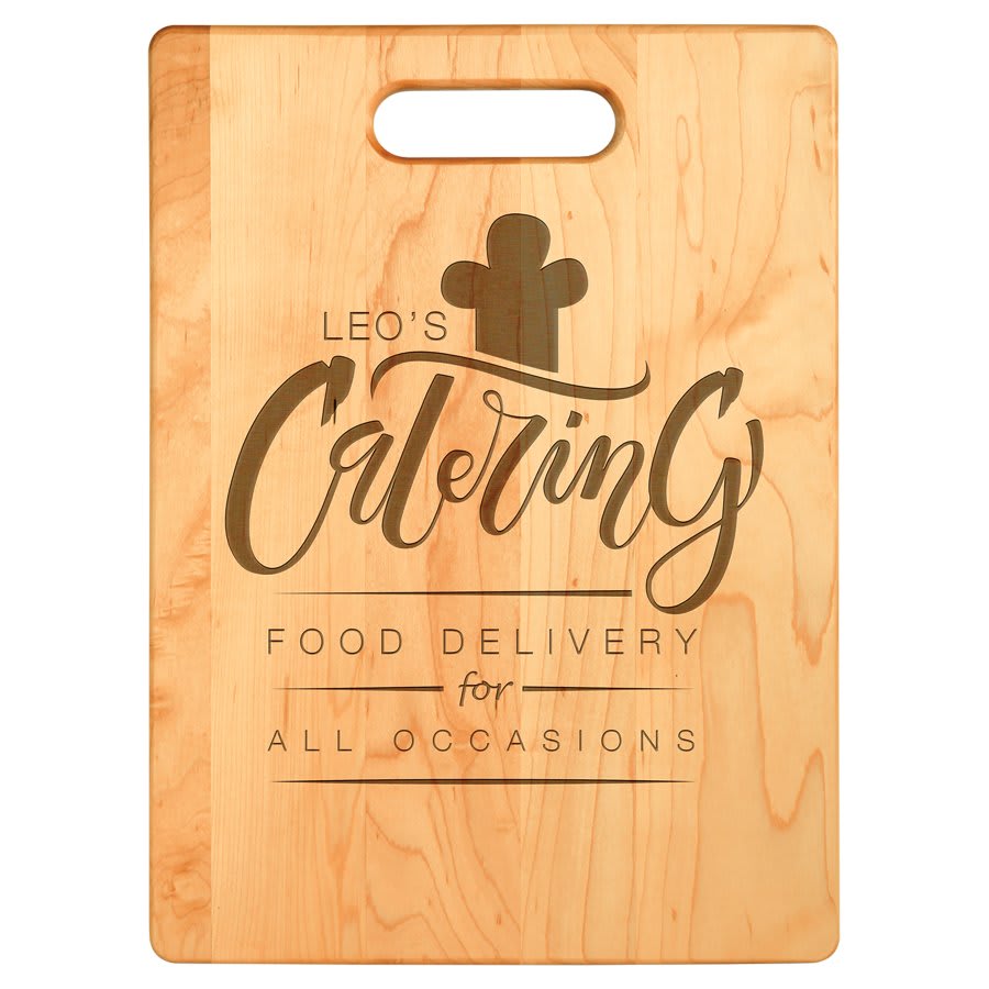 Maple Cutting Board Rectangular Laser Engraved Personalized