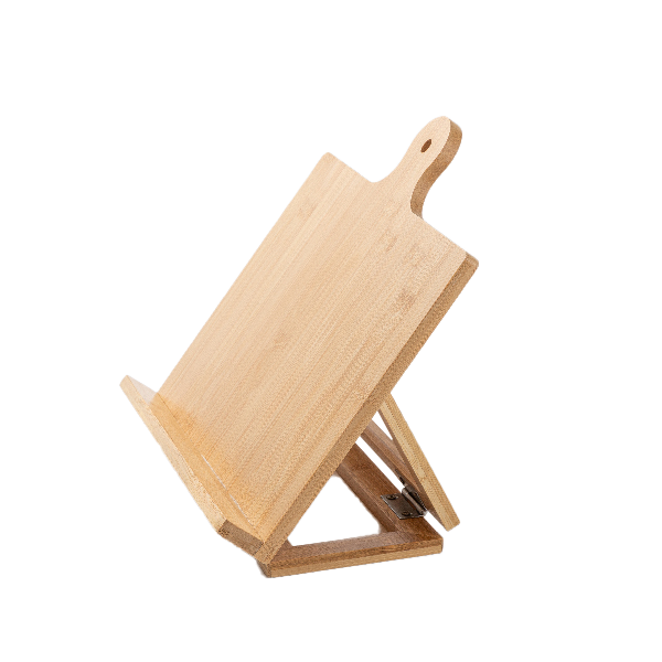 Personalized Easel Cutting Board Bamboo