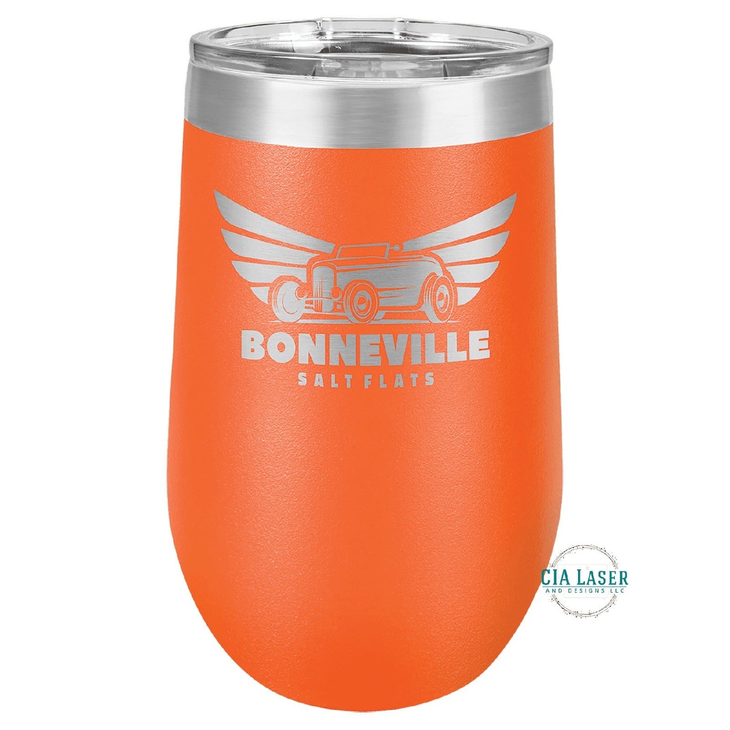 16oz Laser Engraved Personalized Wine Tumbler