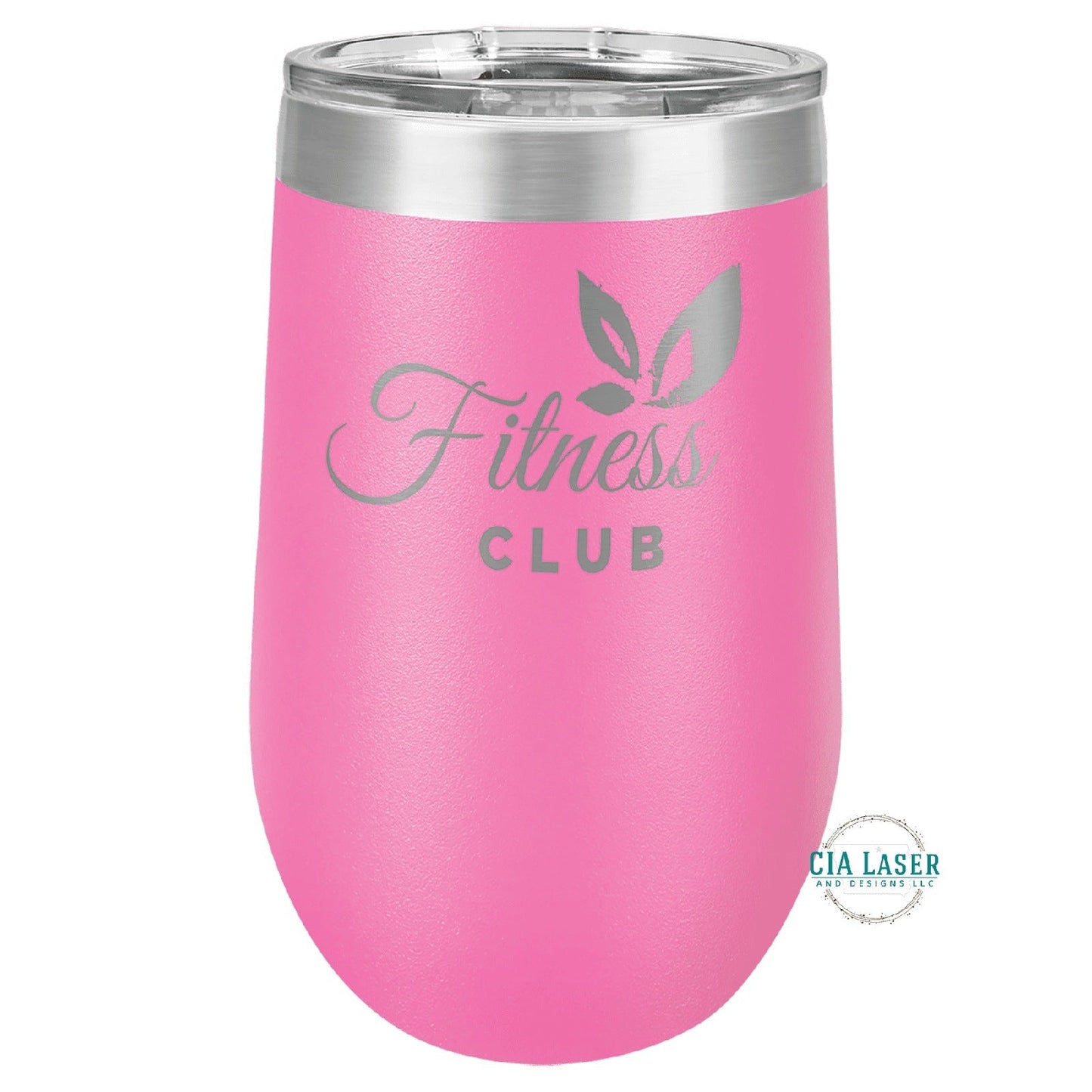 16oz Laser Engraved Personalized Wine Tumbler