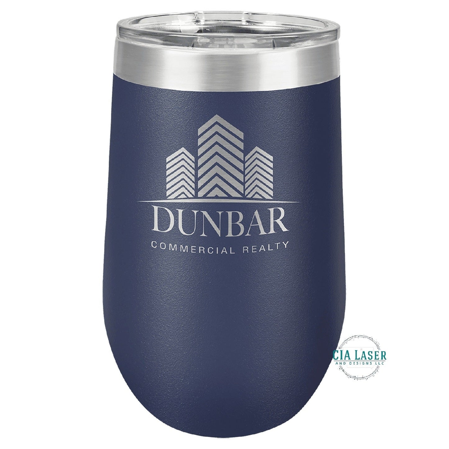 16oz Laser Engraved Personalized Wine Tumbler