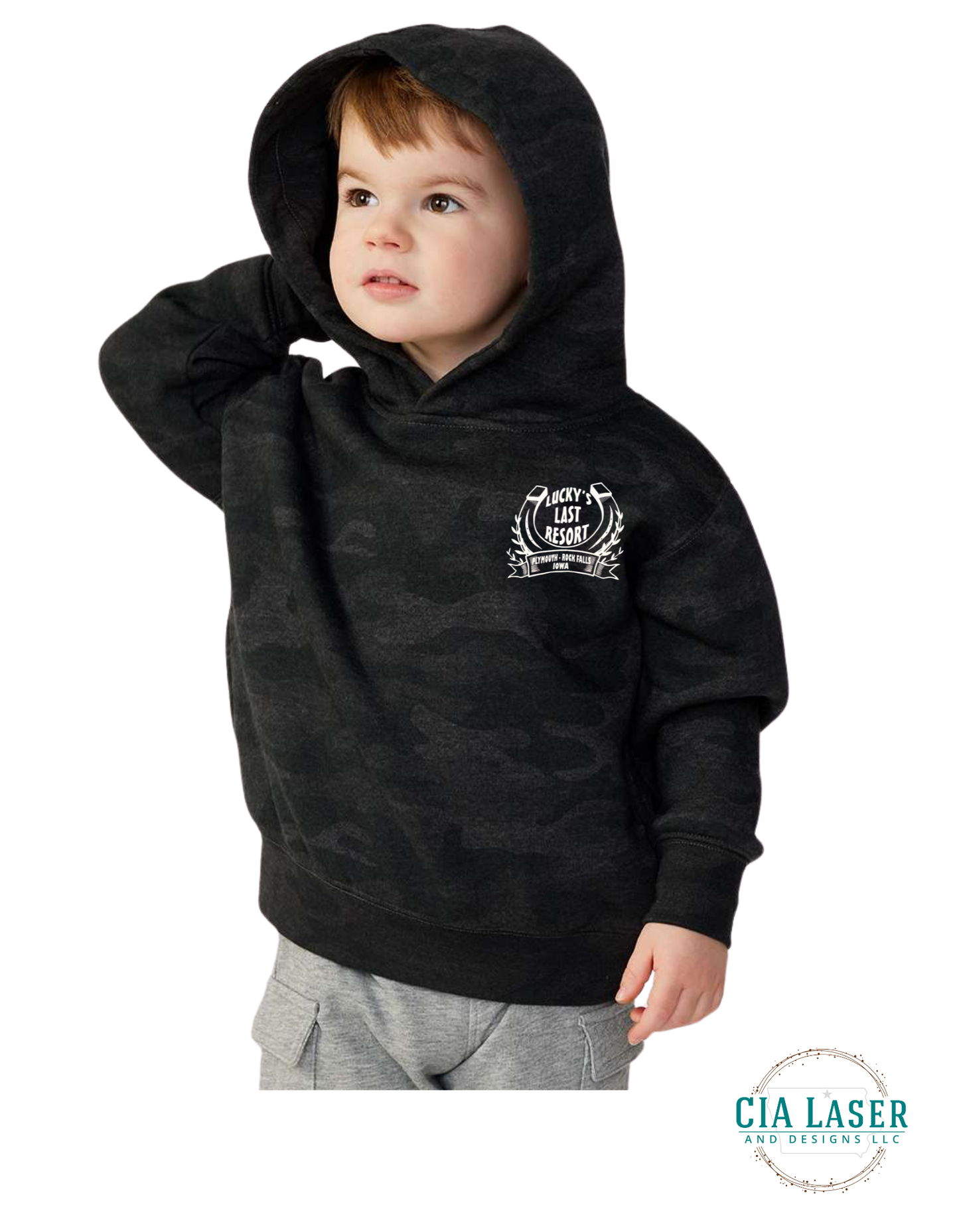 Rabbit Skins Hoodie: Lucky's Last Resort Edition Toddler