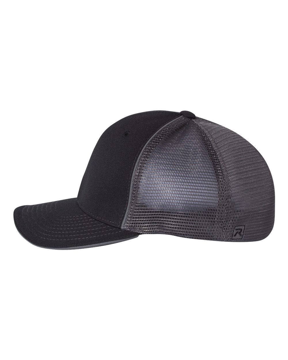 Baseball Hat Richardson Sports mesh R-Flex with Engraved Leatherette Patch Pressed
