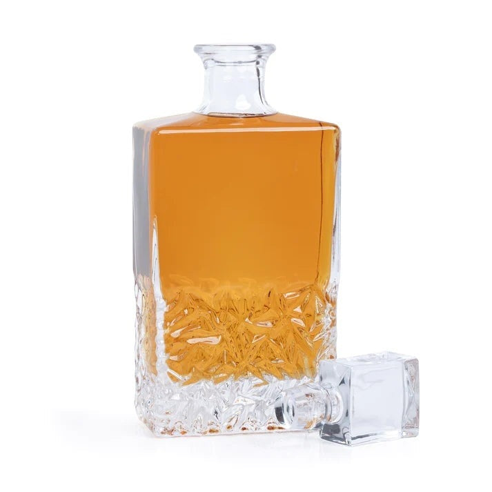 Personalized Monogrammed Engraved Whiskey Decanter Set 800ml