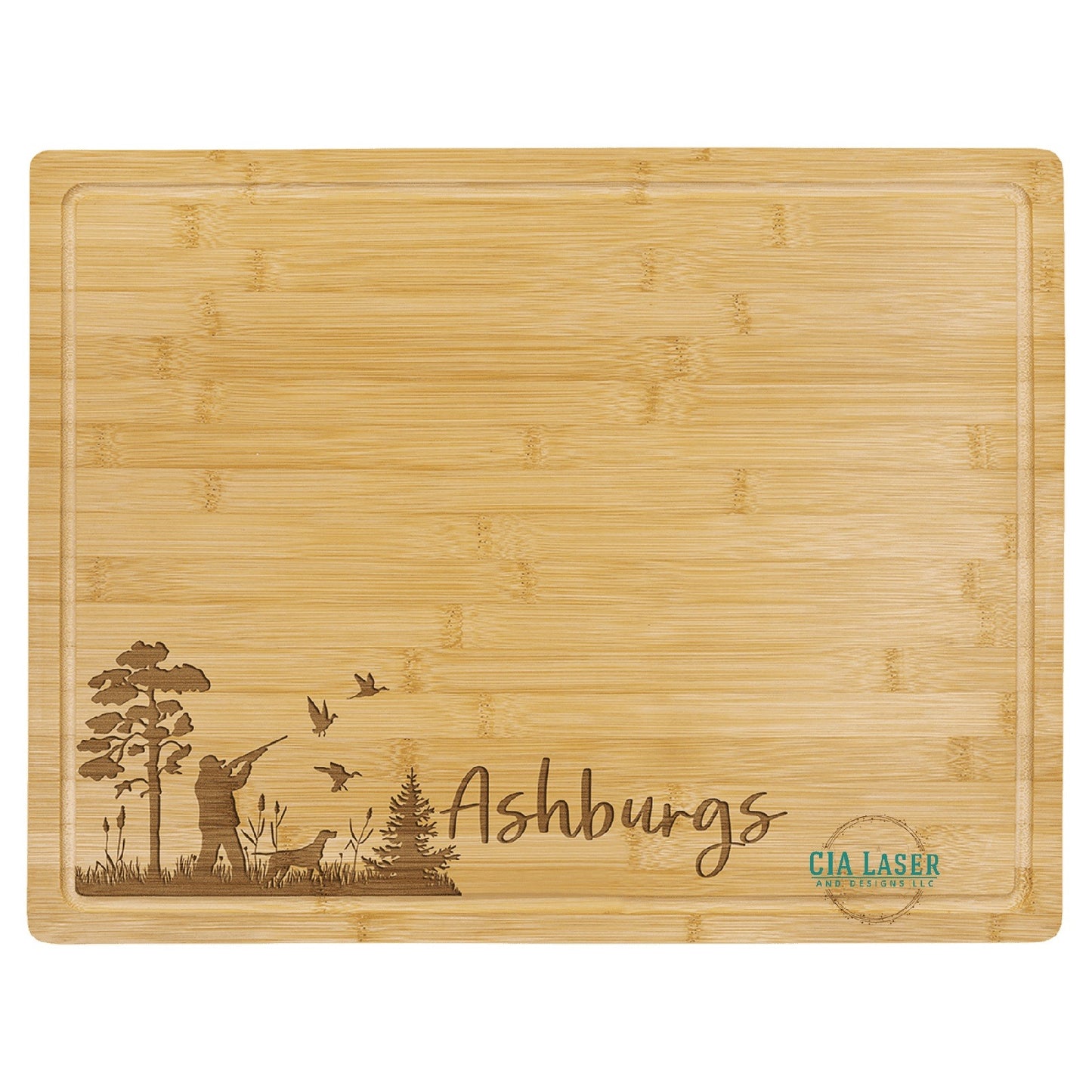 Bamboo Laser Engraved Charcuterie Board Personalized