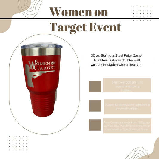 Women on Target 30oz Polar Camel Tumbler