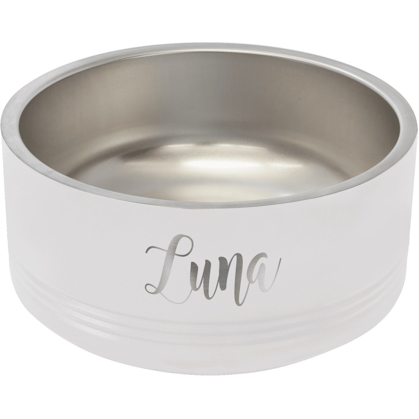 Custom Engraved Polar Camel 2 Cup, 4 Cup & 8 Cup Dog Bowls, Personalized Insulated Pet Bowl, Cat Bowl