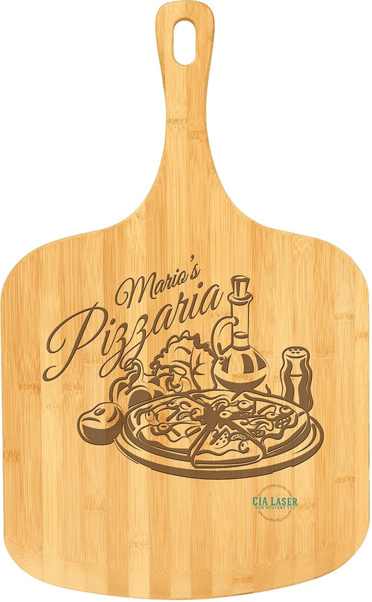 Family Name Personalized Pizzeria Board, Engraved Wood, Housewarming, Anniversary Gifts, Pizza Lovers,