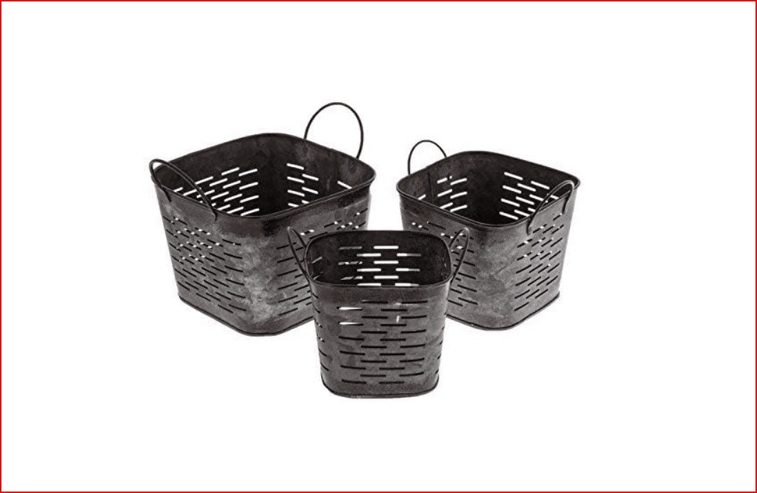 Galvenized Baskets