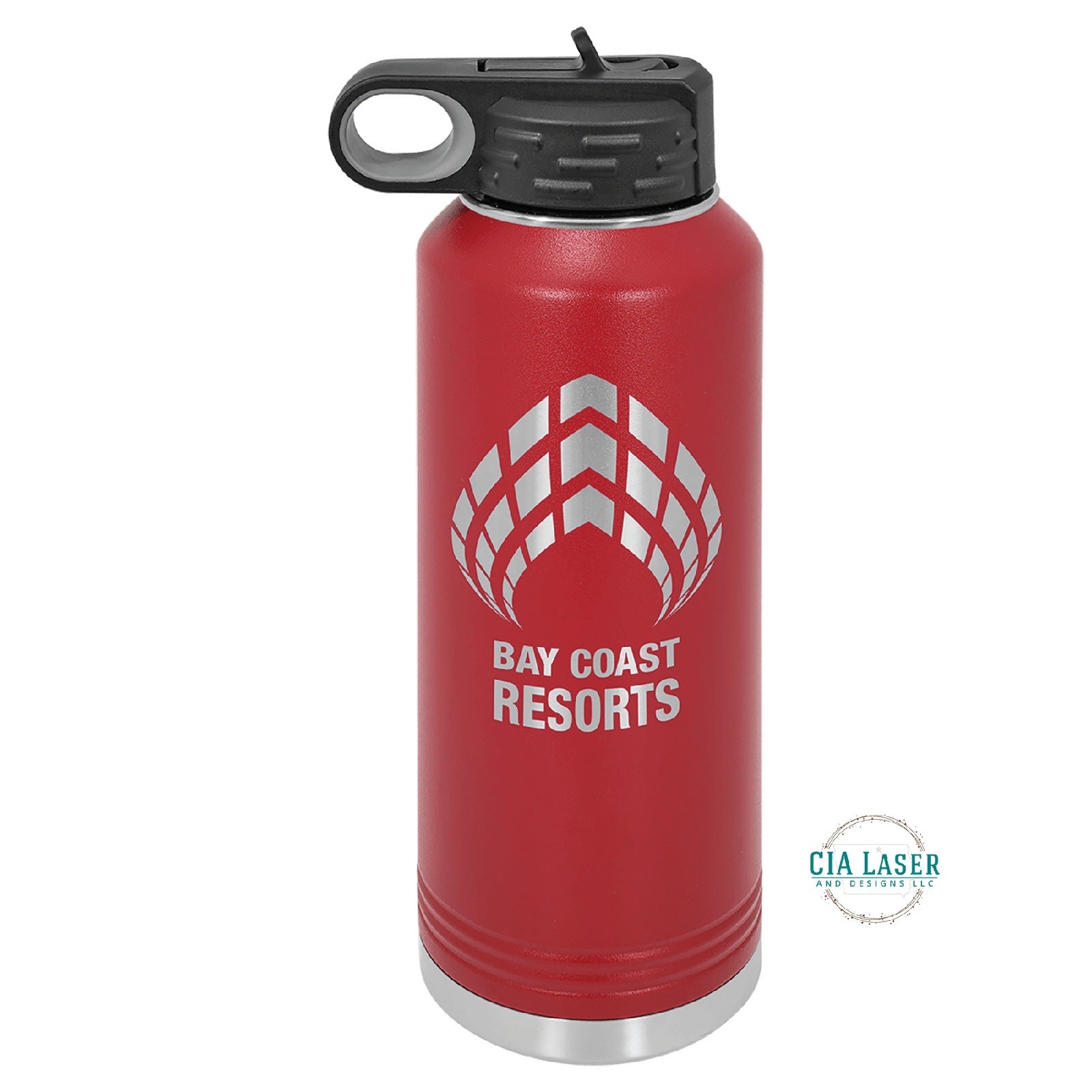 40oz Personalized Polar Camel Laser Engraved Water Bottle With Custom Image, Logo, and/or Text